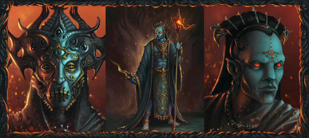Sauron, high priest of Melkor by Skullbastard Sauron, high priest of Melkor by Skullbastard