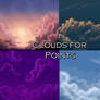 Cloud Backgrounds for Points