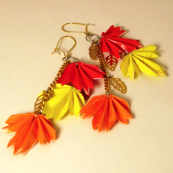 Cascading Autumn Earrings