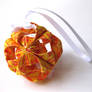 Yellow Bamboo Origami Ornament