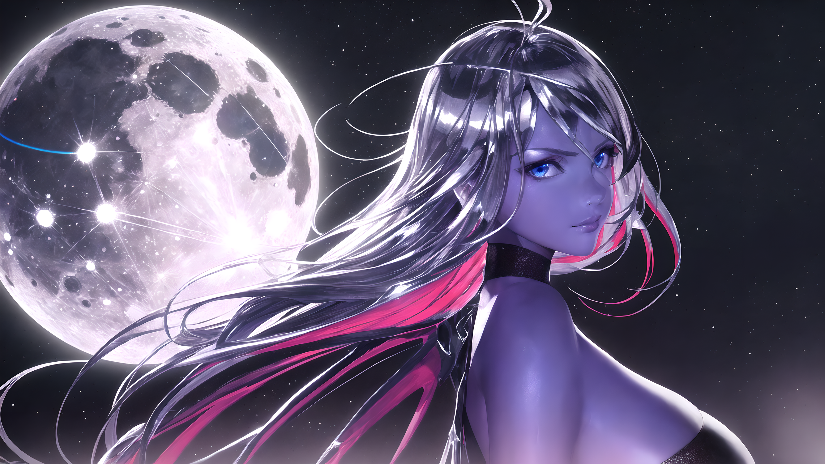 Anime Galactic Beautiful Girl 107 by i-LoveFantasy on DeviantArt