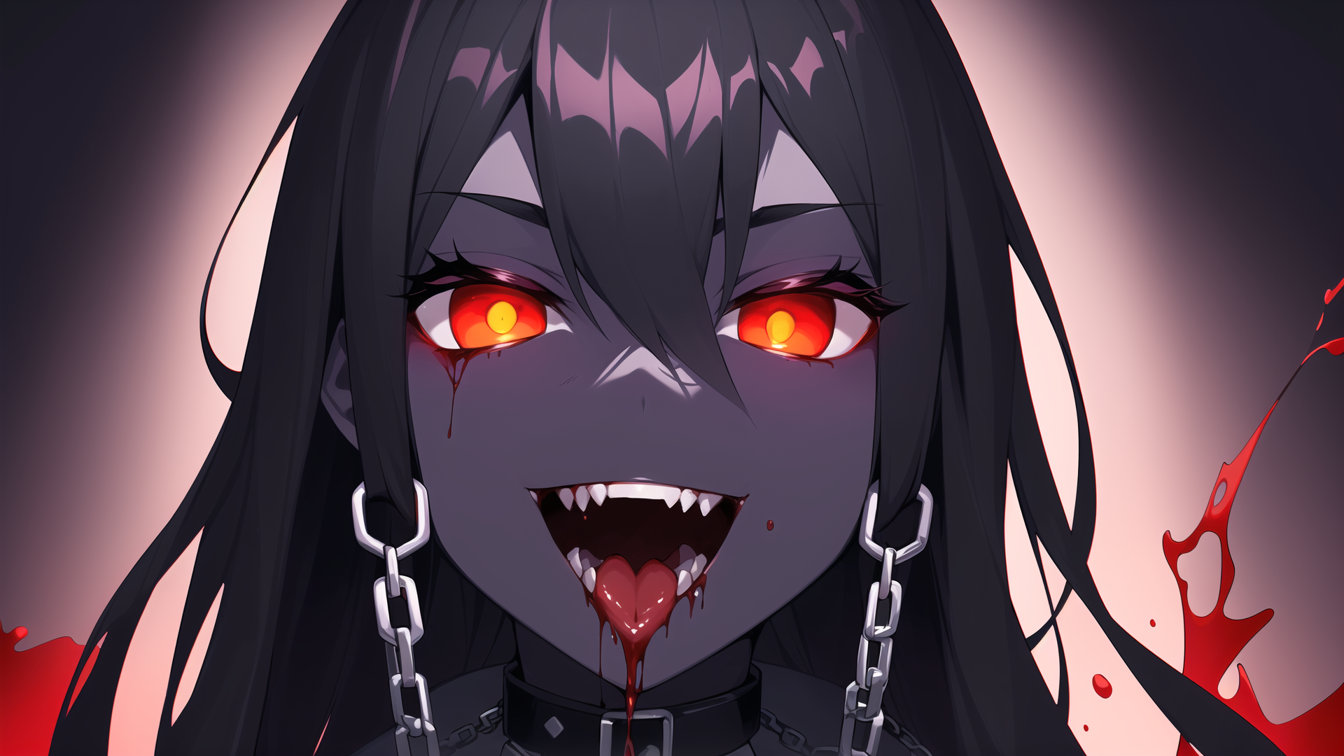 Anime Chained Blood Horror Girl 9 By I-Lovefantasy On Deviantart