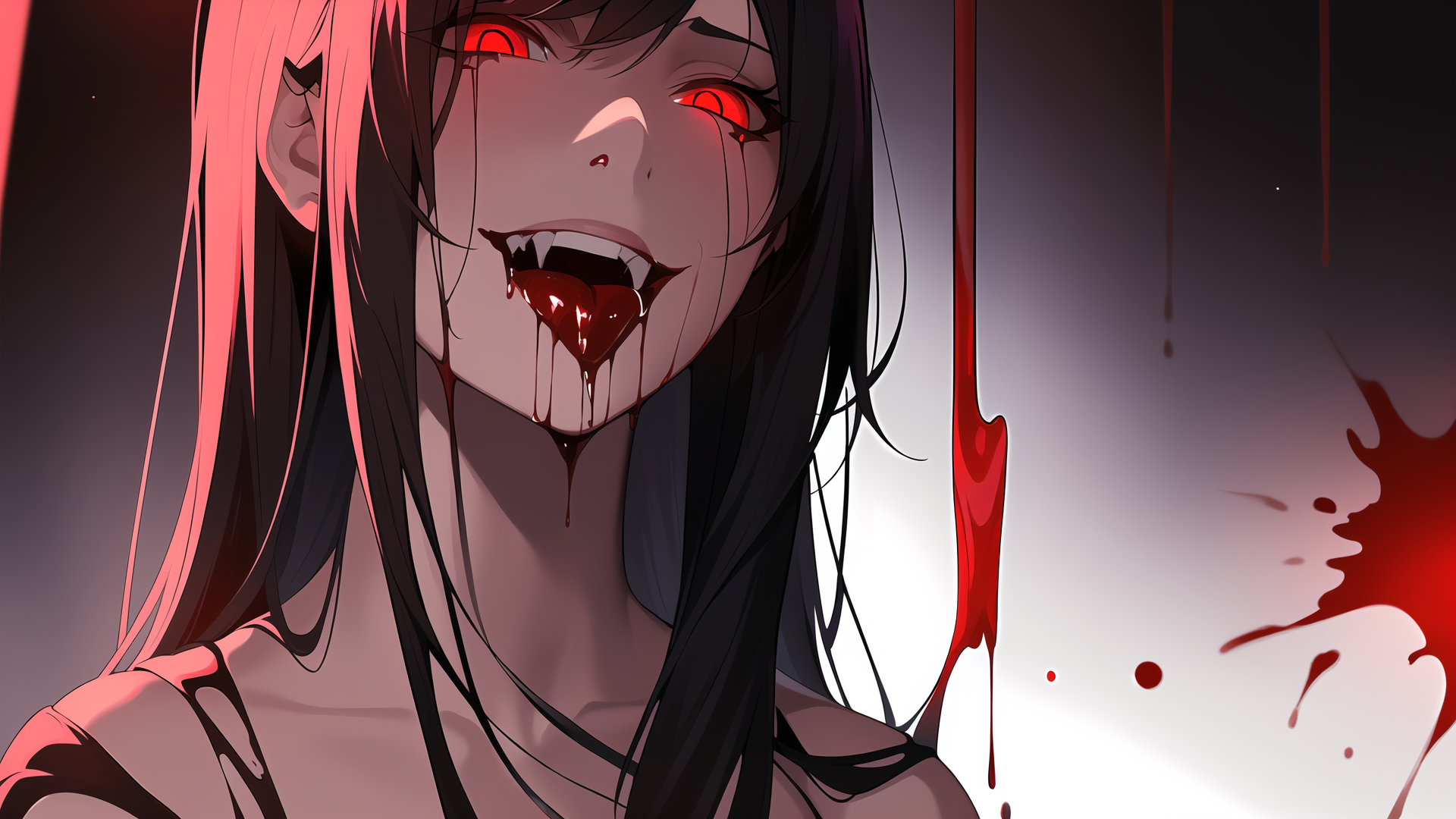 Bloody anime girl deals