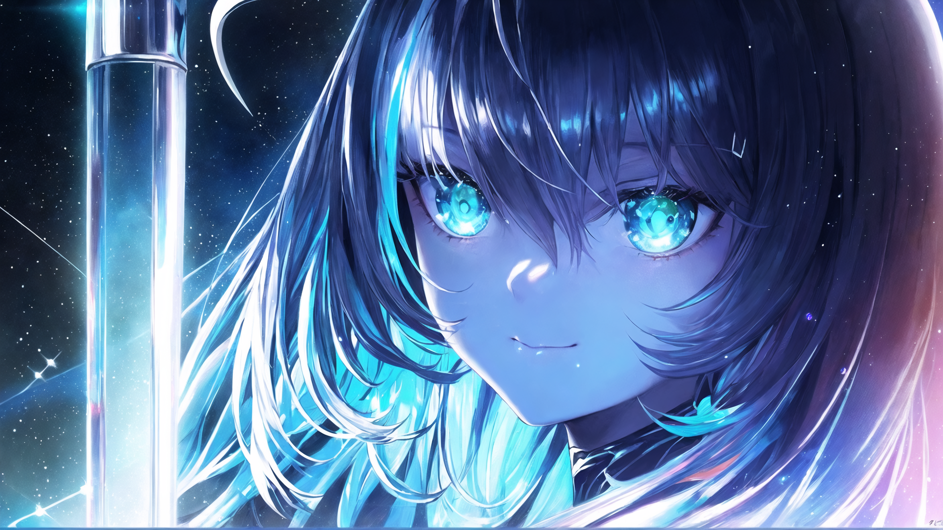 Anime Galactic Beautiful Girl 107 by i-LoveFantasy on DeviantArt