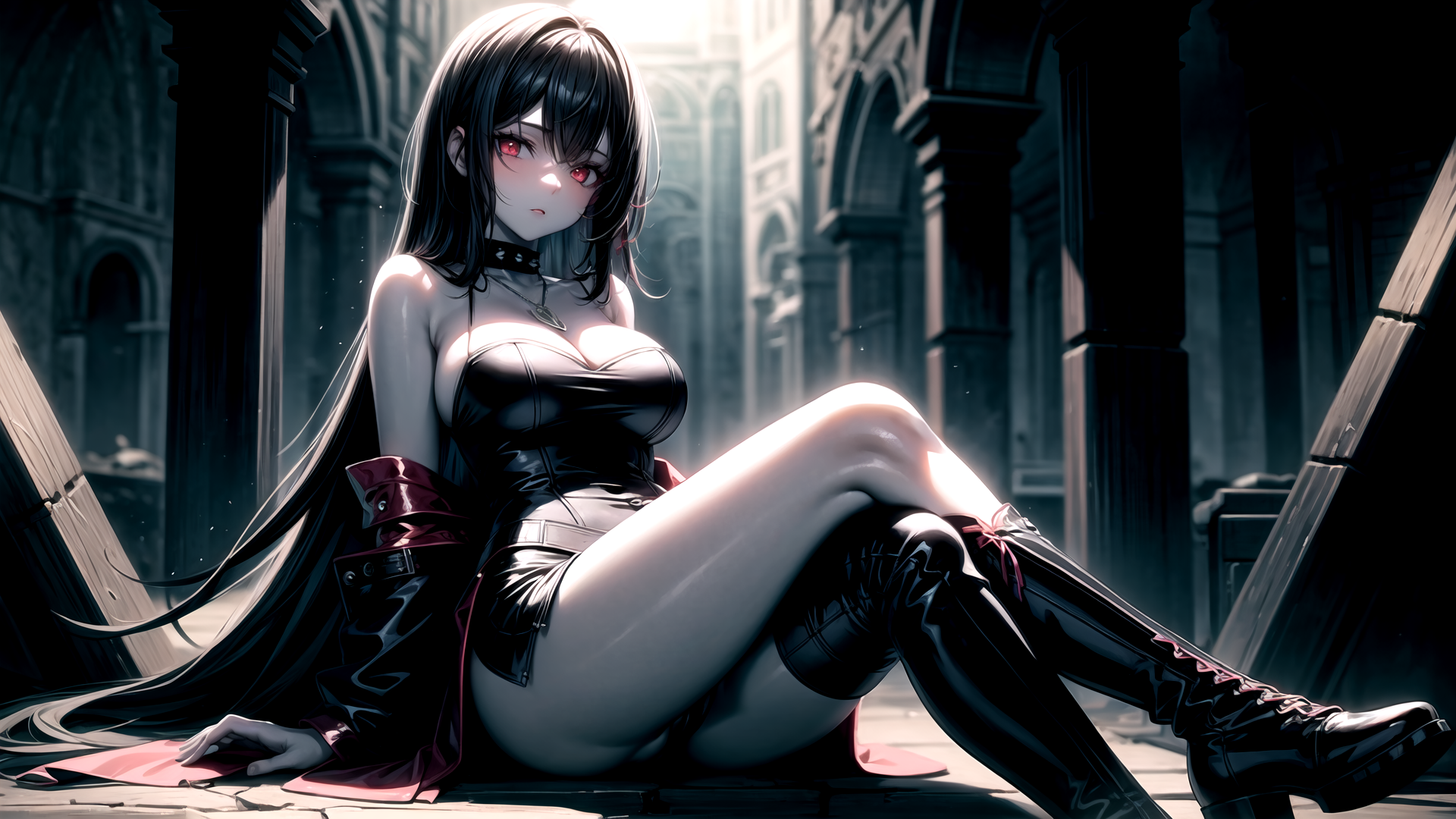 Dark-anime-girl-1440x900 by loucas1oc on DeviantArt