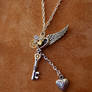 Key necklace 'Lover'