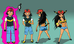 Ash to Female Pokemon