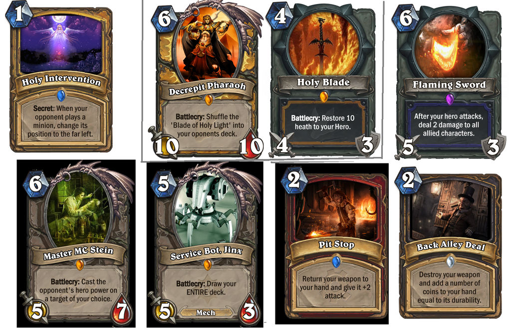 Custom Hearthstone Card Collection 3 by BigBlondBeautiful on DeviantArt