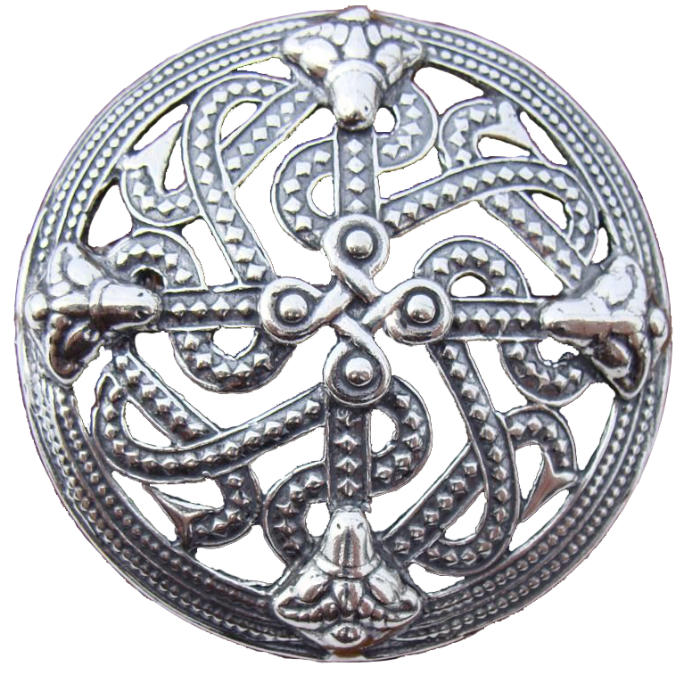 Viking Shield Style Brooch