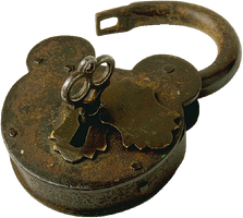 Antique Lock with Key