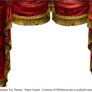 Paper Theater Curtain - Ruby