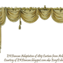 1819 Swag Curtain - Gold