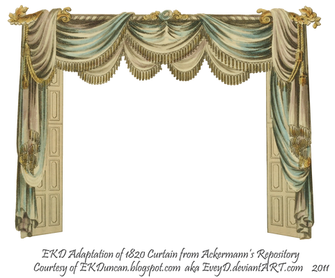 1820 EKD Regency Curtain Room 1 - curtain only