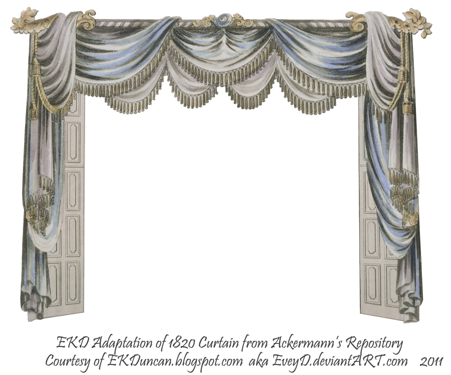 1820 EKD Regency Curtain Room 3 - curtain only