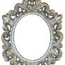 Vintage Silver and Gold Frame - Oval