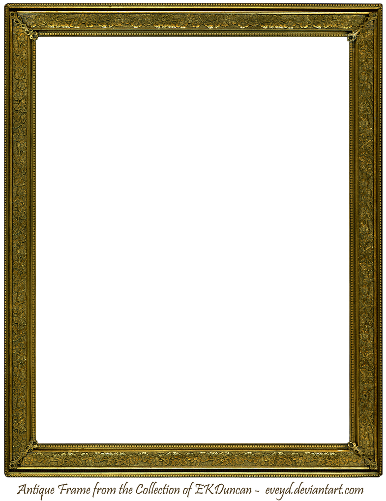Antique Gold Vintage Frame 1 by EKDuncan by EveyD