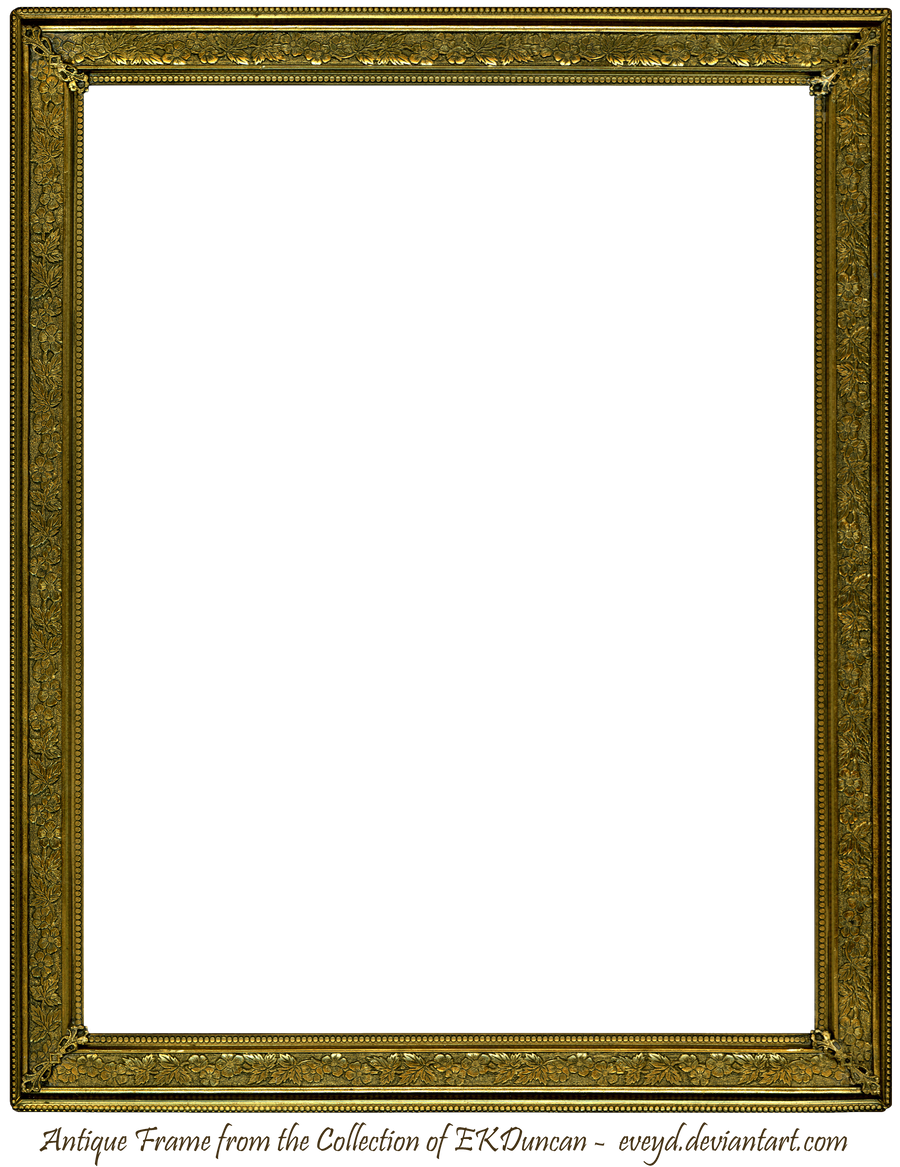 Antique Gold Vintage Frame 1 by EKDuncan by EveyD