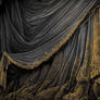 Backdrop Vintage Theater Stage Curtain - Black