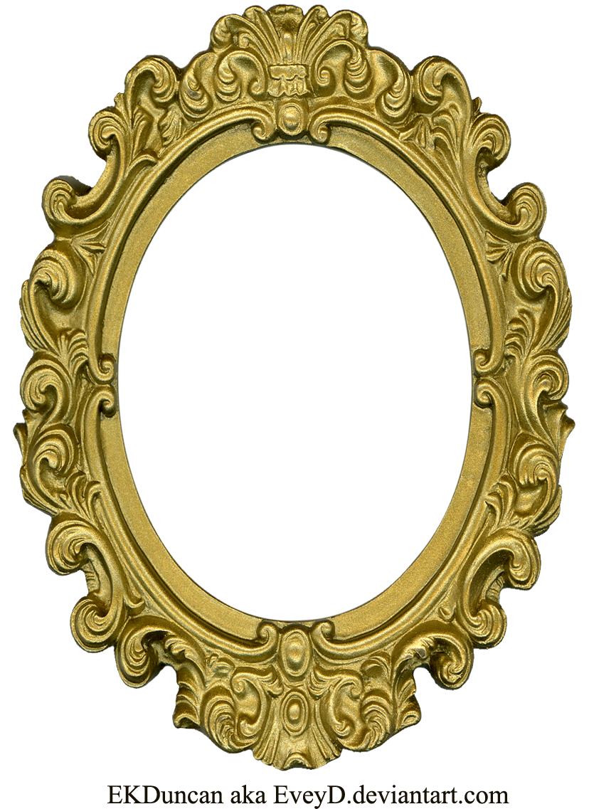 Ornate Gold Frame - Oval 1