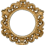 Ornate Gold and Silver - Round Frame