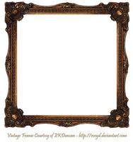 Elaborate Wood Scroll Frame 2 by EKDuncan