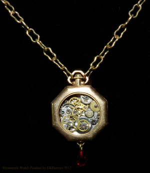 Ladies Steampunk Timepiece from Vintage Parts 2