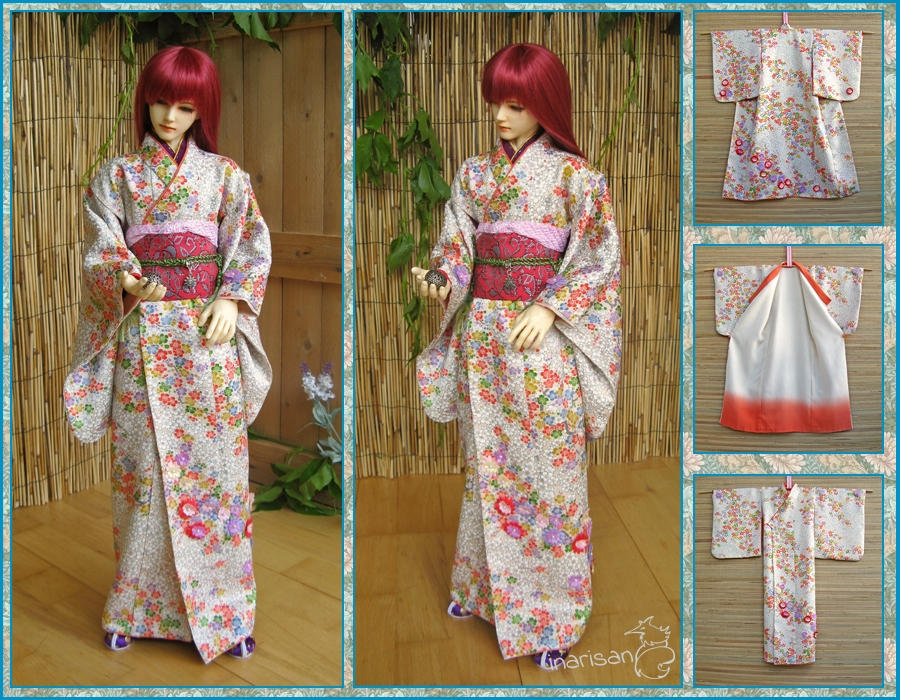 BJD Kimono for 69-63cm boy and girl dolls by InarisansCrafts