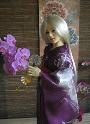 BJD kimono, My Lovelly Hand Fan