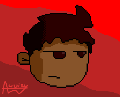 Auuizy face...pixel art