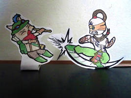 Lee Sin and Teemo (Paperdoll-thingy)