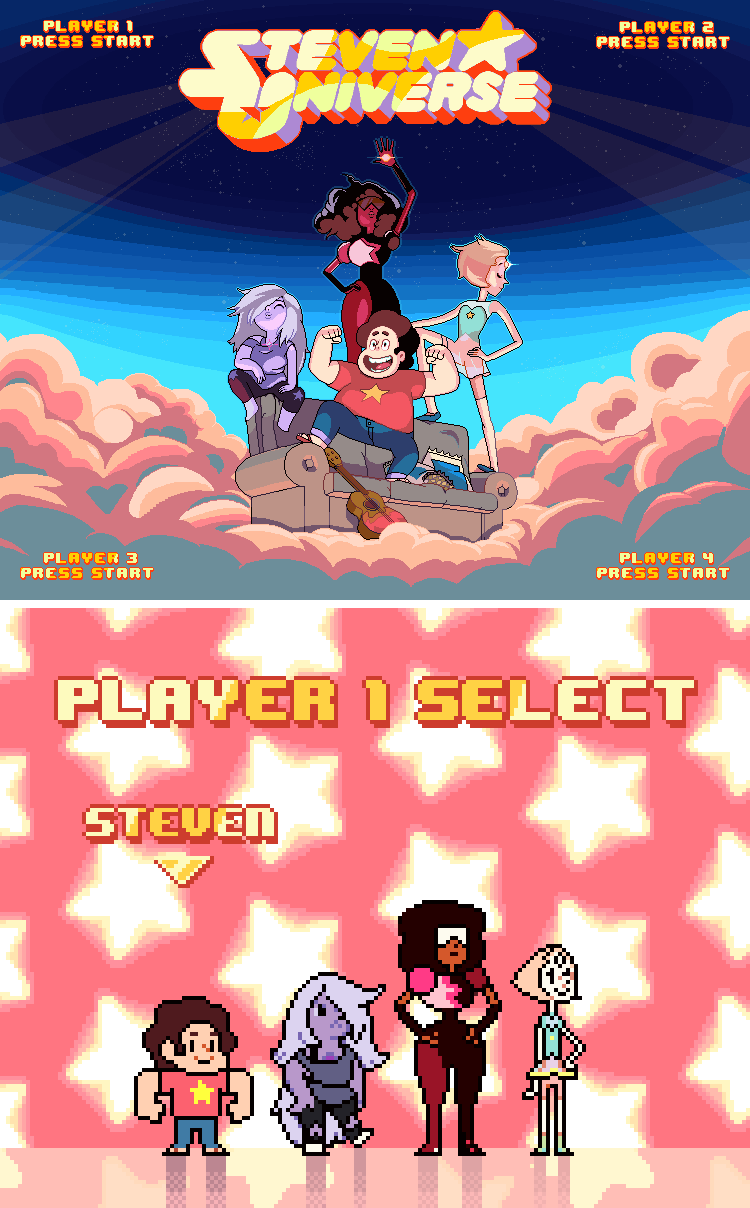 8-Bit Steven Universe MockUp