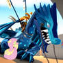 rainbow dash futter shy say good bye to wisp