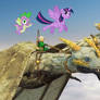 Spike And Twilight Meet The Ultra Dragon And Lloyd