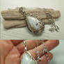 Snow Queens - Moonstone Pendant
