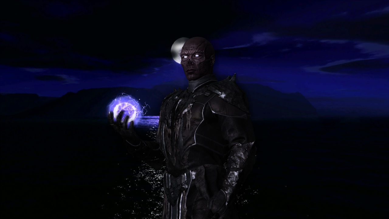 Noob Saibot mask from Mortal Kombat 11 - Darkness