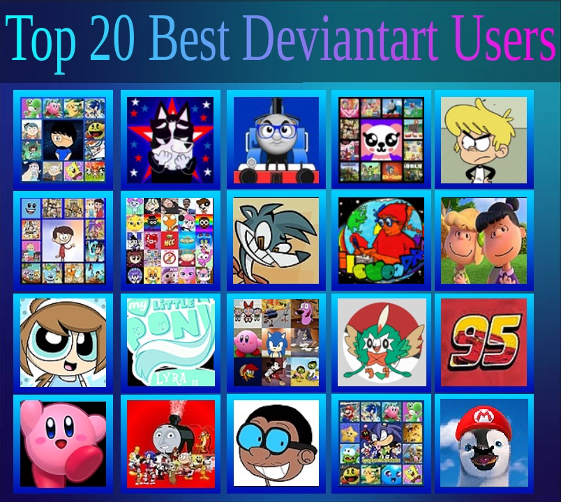 Deviantart Imageis My Top 20 Best DeviantArt Users by MrMickeytronic on DeviantArt
