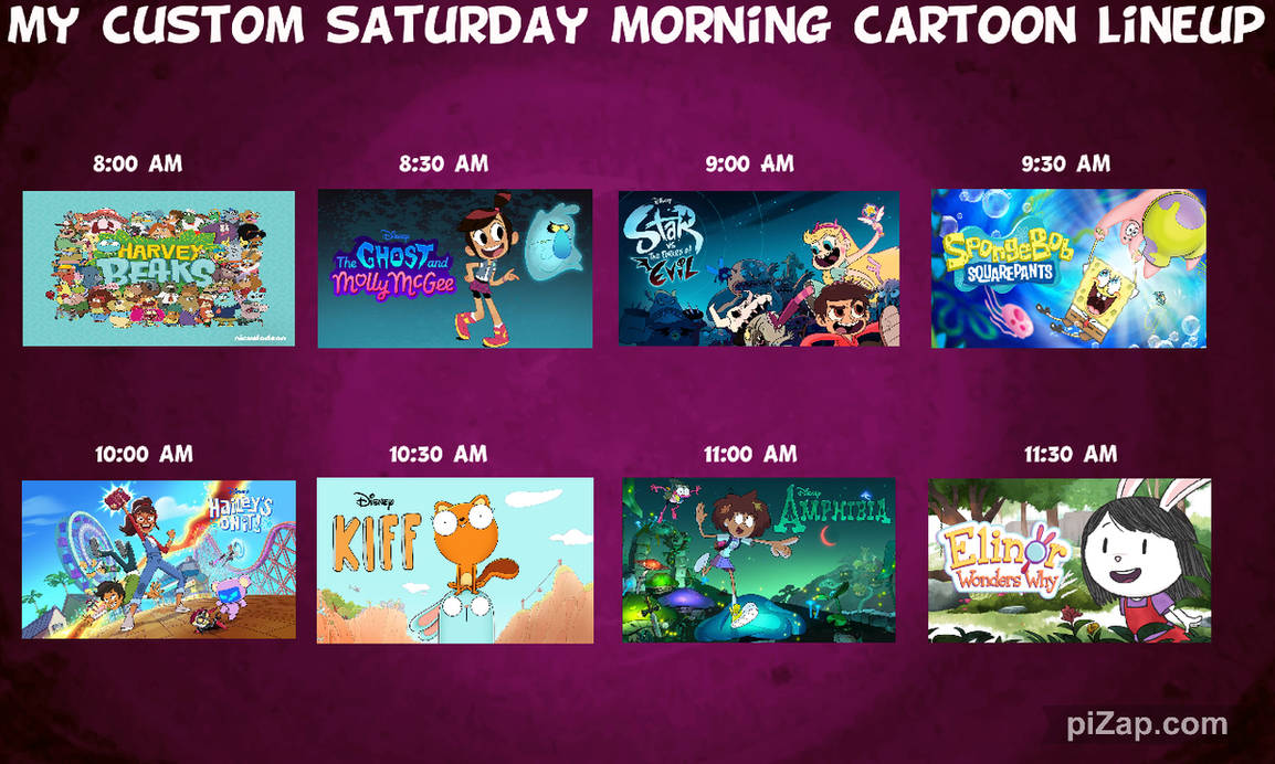 Download Saturday Lineup My Custom Saturday Morning Cartoon Lineup by MrMickeytronic on DeviantArt