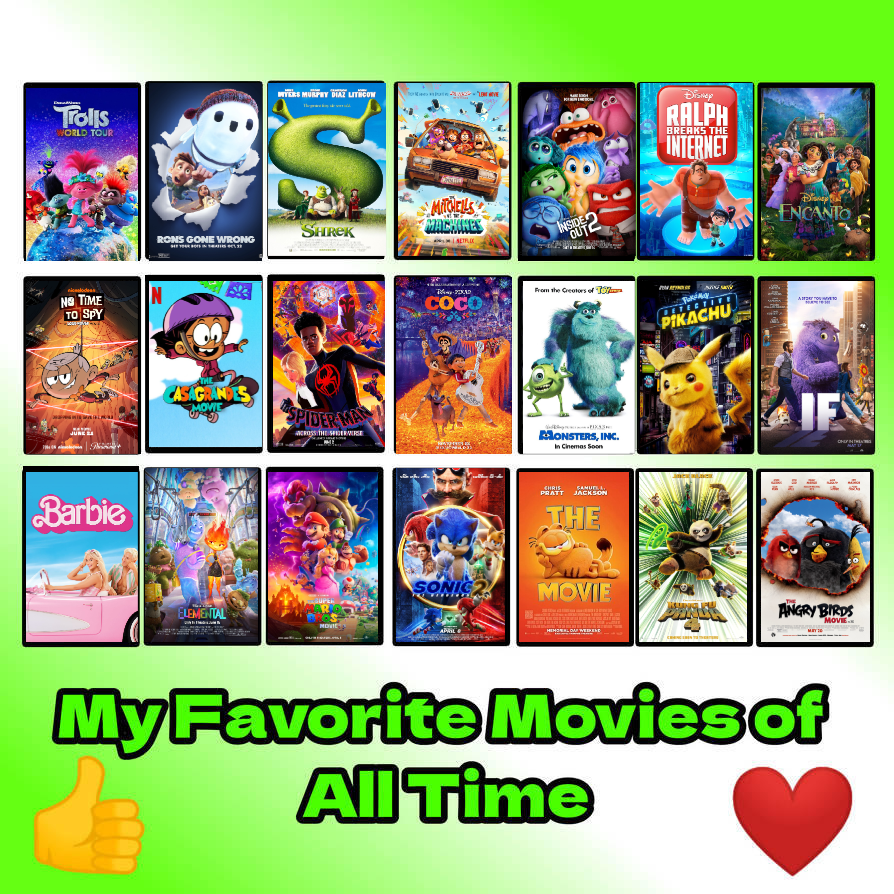 My Favorite Movies of All Time by MrMickeytronic on DeviantArt
