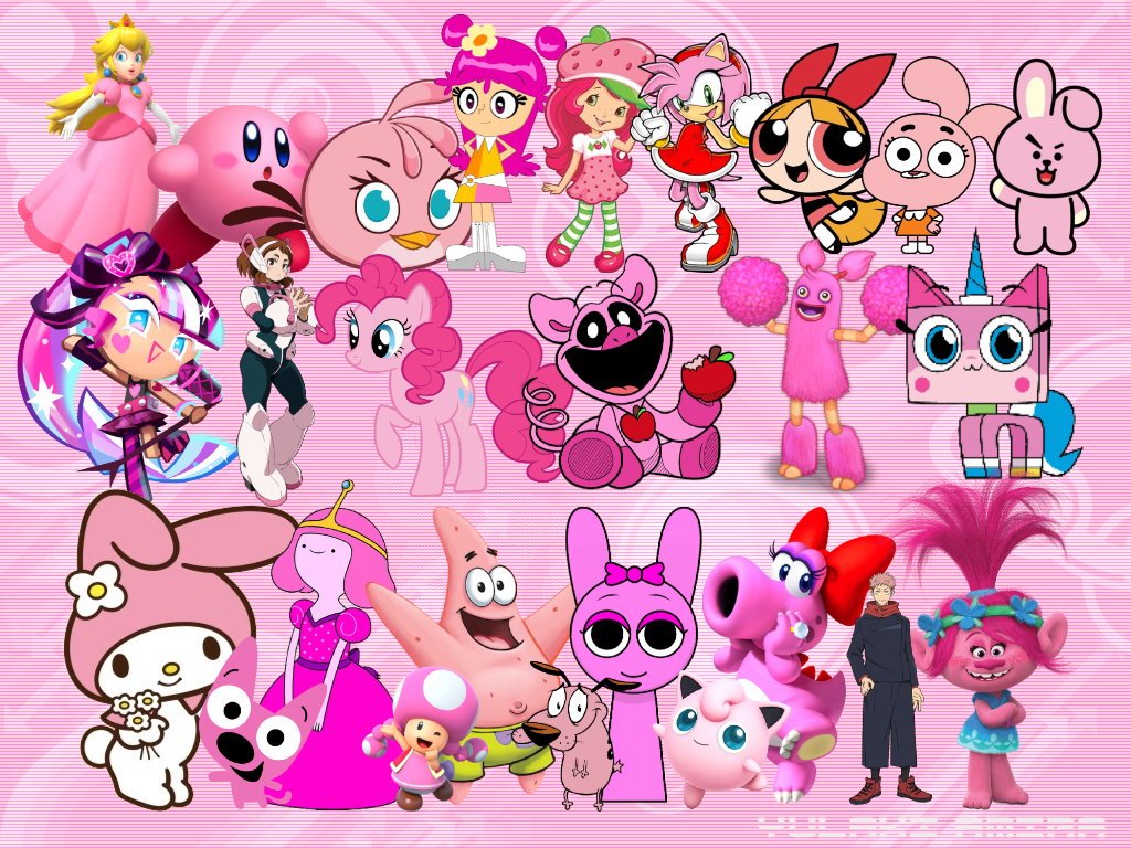 Pink Character Color Pink Characters by MrMickeytronic on DeviantArt