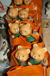 A train of little xmas bears by steppelandstock