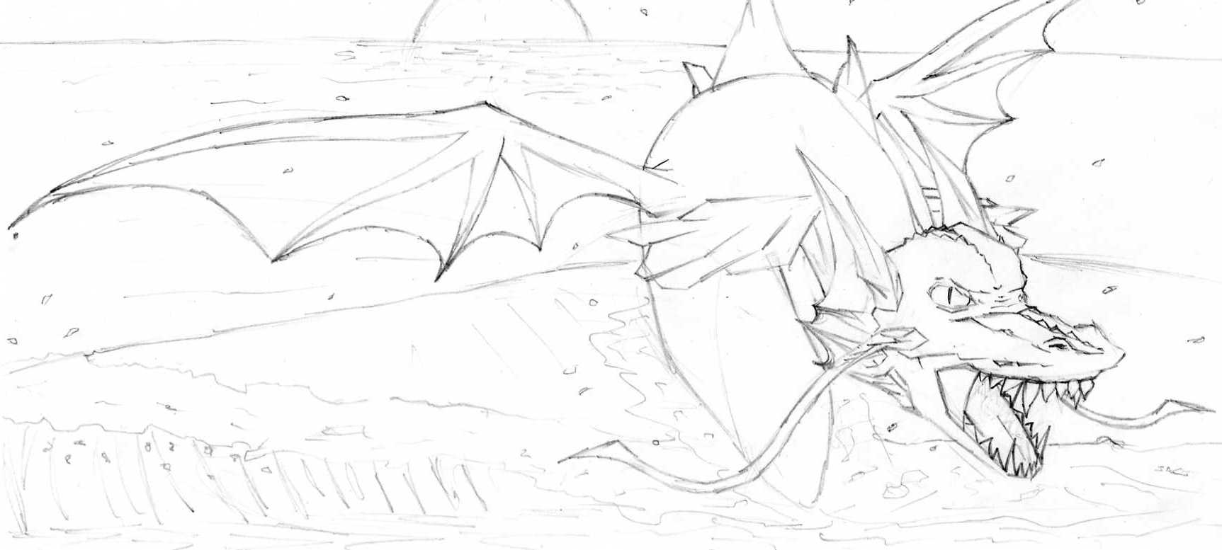 Leviathan Sketch by JAGDRAGON on DeviantArt