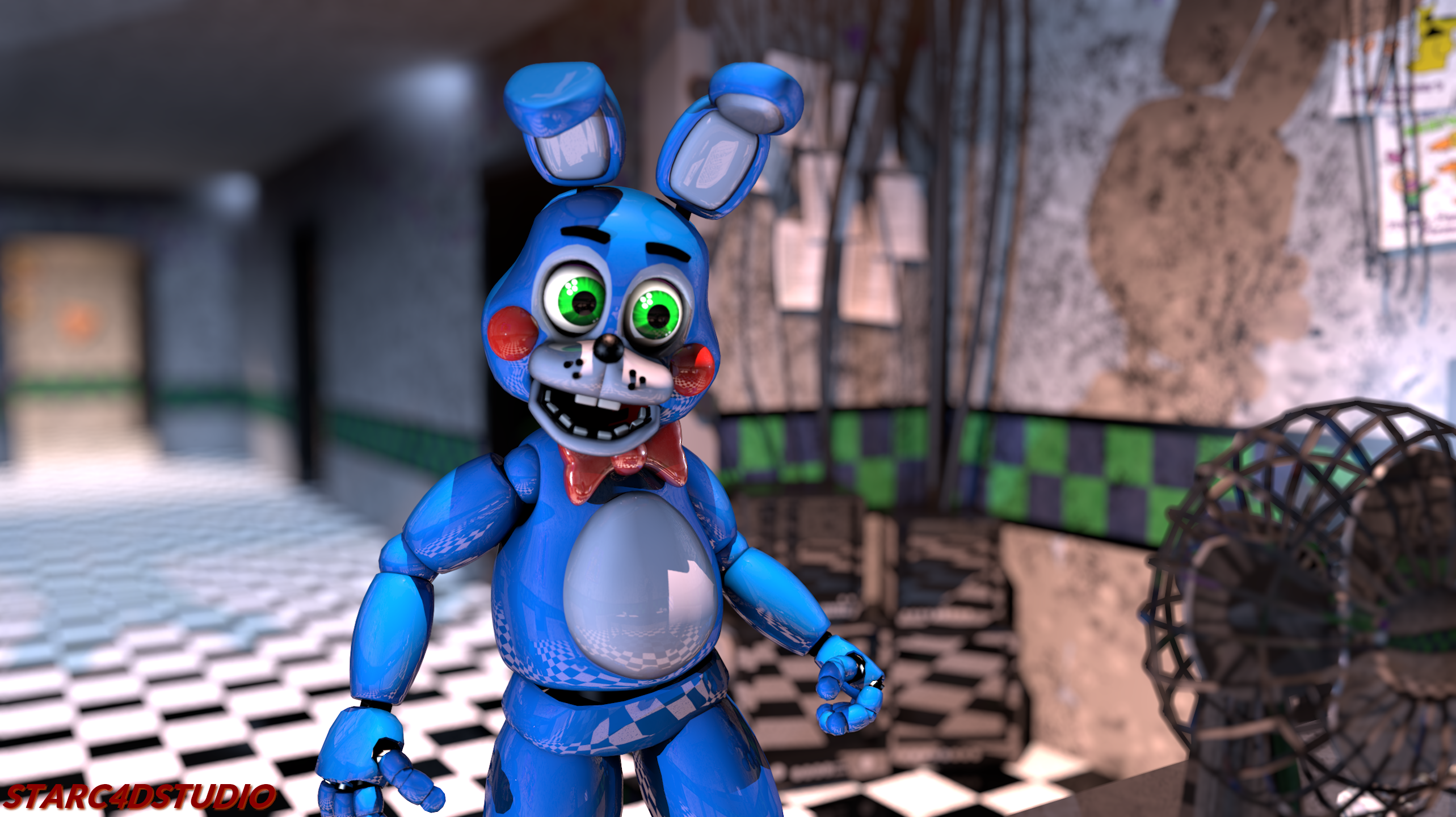 C4D)Fnaf 1 HW Office by ChArSsSs on DeviantArt