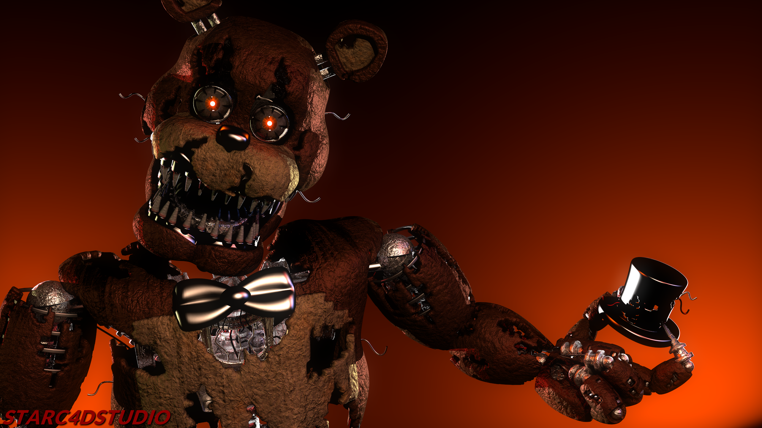 Nightmare Freddy 2.0 in FNaF4!! by HeroGollum on DeviantArt