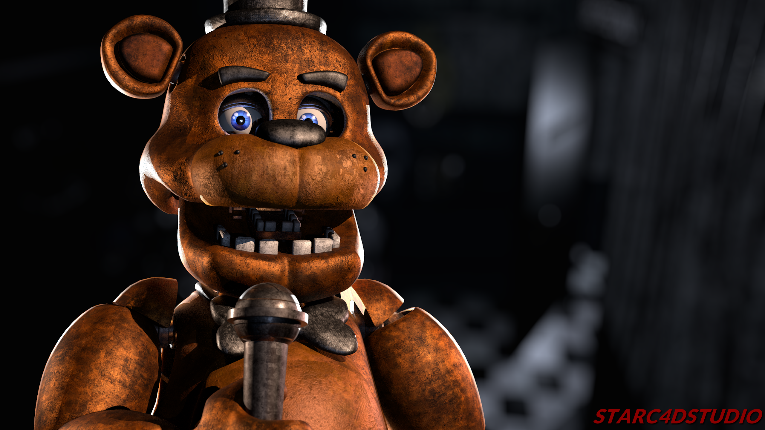 FNAF-C4D) Shadow Freddy Render by TheRayan2802 on DeviantArt