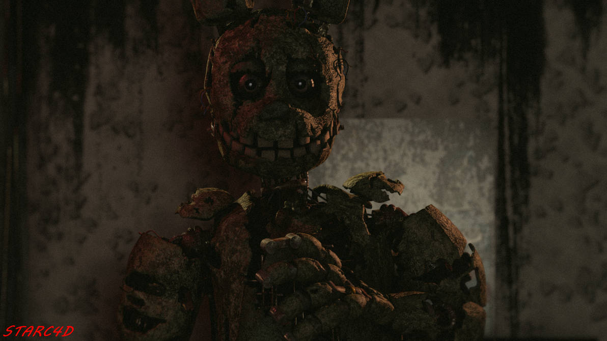 (C4D/FNAF) Springtrap Model Test by STARC4DSTUDIO15 on DeviantArt