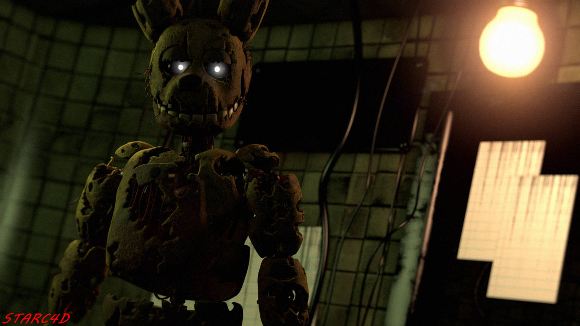 (C4D/FNAF) Springtrap Model Retex/edit Test by STARC4DSTUDIO15 on ...