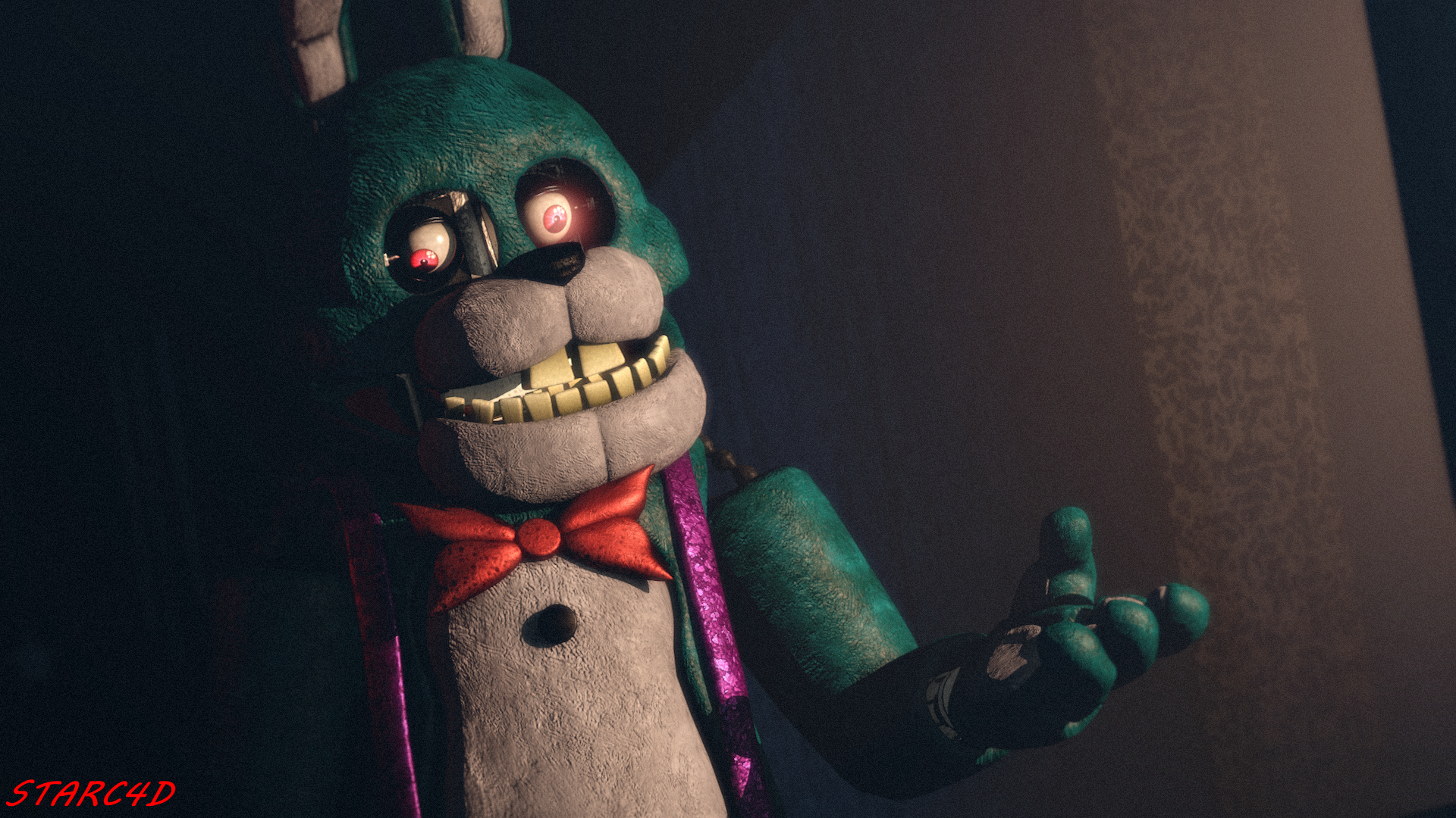 SFM FNAF) Nightmare Bonnie Poster by MysticMCMFP on DeviantArt