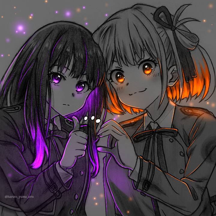 Animated Steam Artwork - Chisato and Takina by Sharky178 on DeviantArt