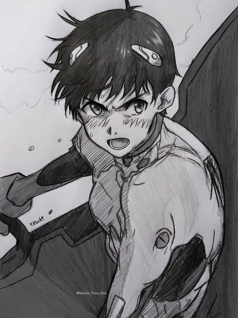 Shinji Ikari by HarutoYumaArt on DeviantArt