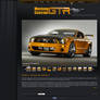 Mustang GT-R Concept webdesign